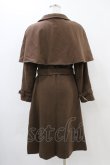 画像2: an another angelus / チェックケープ付き3WAYコート Free BROWN H-25-11-16-1046-CA-CO-NS-ZH (2)