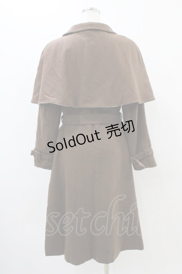 画像2: an another angelus / チェックケープ付き3WAYコート Free BROWN H-25-11-16-1046-CA-CO-NS-ZH (2)