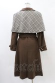 画像4: an another angelus / チェックケープ付き3WAYコート Free BROWN H-25-11-16-1046-CA-CO-NS-ZH (4)
