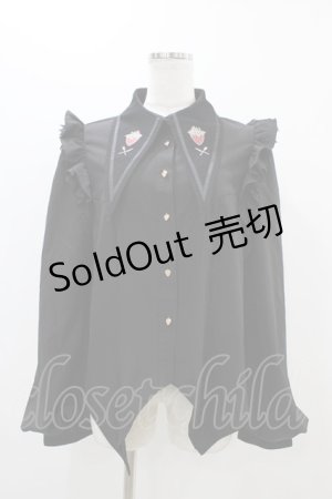 画像: Hoshibako Works / ロストエデンブラウス Free ブラック H-25-11-16-1047-LO-BL-NS-ZH