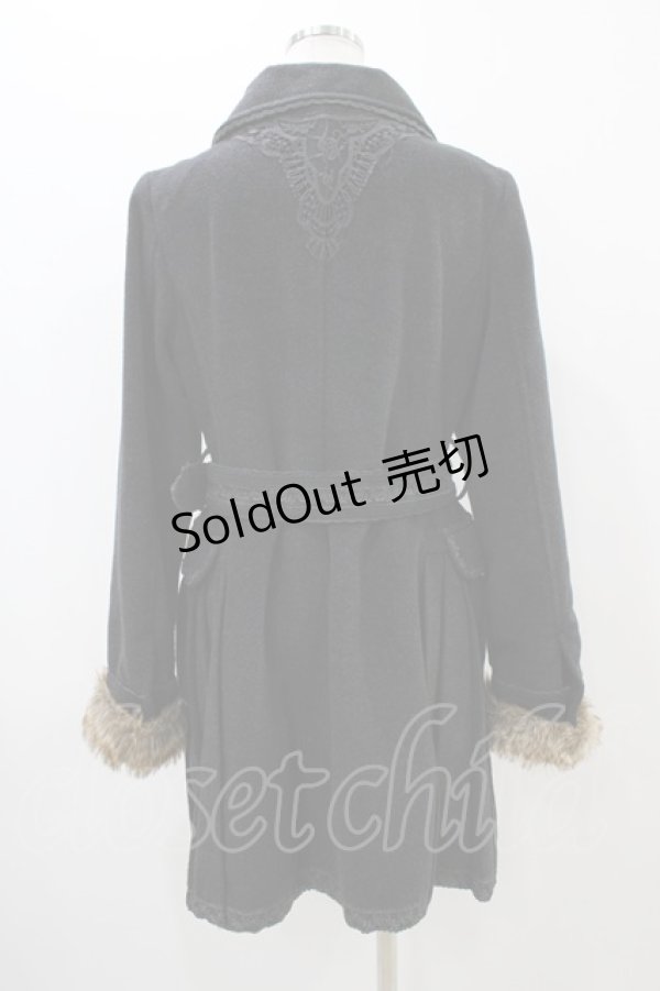 画像2: axes femme / ベルト付きコート L ブラック H-25-11-16-1050-AX-CO-NS-ZH (2)