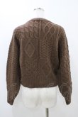 画像2: Fi.n.t / パッチワーク風ニットプルオーバー Free BROWN H-25-11-16-1053-CA-TO-NS-ZH (2)