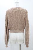 画像2: F&A / ドライフラワー釦テープヤーンカーディガン Free PINK BEIGE H-25-11-16-1054-LO-TO-NS-ZH (2)