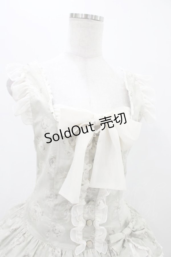 画像4: metamorphose / ローウエストフリルジャンパースカート Free アンティークローズ H-25-11-16-1009-ME-OP-NS-ZH (4)