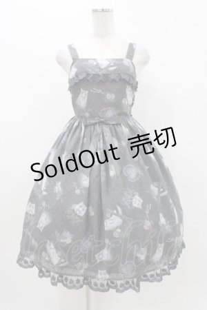 画像: Angelic Pretty / Lady Cat Roomジャンパースカート FREE グレー H-25-11-16-1010-AP-OP-YZ-ZH