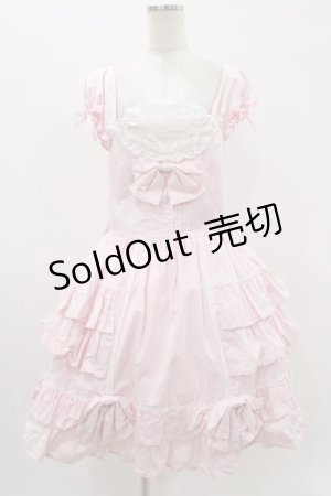 画像: BABY,THE STARS SHINE BRIGHT / BABYリボンジャンパースカート Free ピンク H-25-11-16-1014-BA-OP-NS-ZH