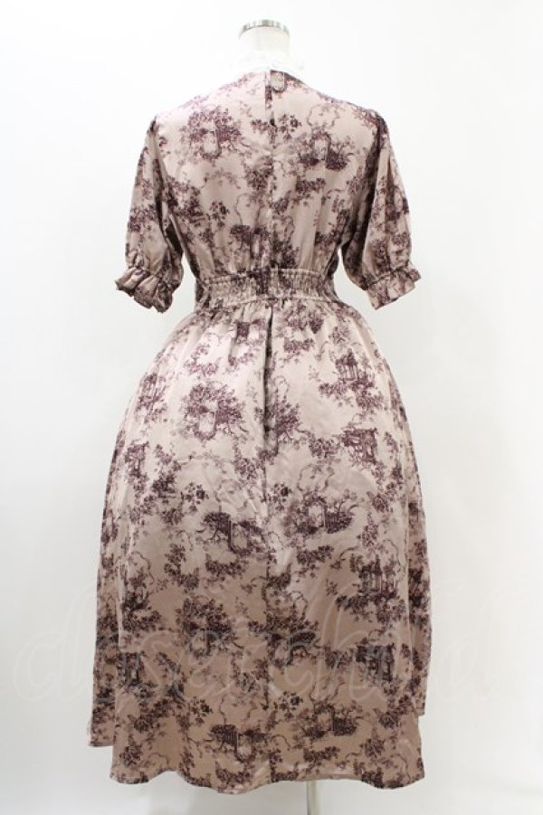 画像2: m petit by misako / AM*トワルドジュイワンピース M オフ H-25-11-16-1017-LO-OP-NS-ZH (2)