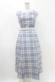 画像3: an another angelus / ジャケット付きダブル釦チェックワンピース Free NAVY×WH H-25-11-16-1019-CA-OP-NS-ZH (3)