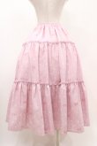 画像2: axes femme kawaii / ハートドット柄ティアードスカート M ピンク H-25-11-16-1024-AX-SK-SZ-ZH (2)