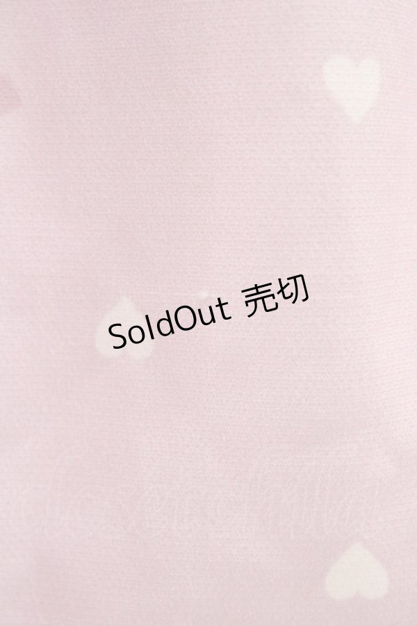 画像3: axes femme kawaii / ハートドット柄ティアードスカート M ピンク H-25-11-16-1024-AX-SK-SZ-ZH (3)