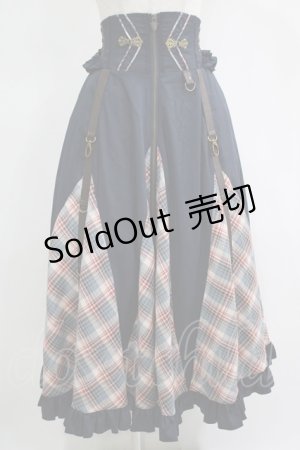 画像: Ozz oneste / Rosy Crownスカート  紺 H-25-11-17-004-OO-SK-KB-ZH