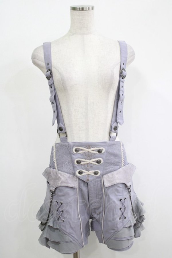 画像1: OZZ ANGELO / サス付ショートパンツ  グレー H-25-11-17-029-OO-PA-KB-ZH (1)