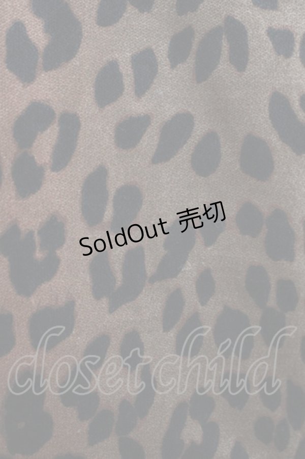 画像4: ALGONQUINS / レオパードコート  ブラウン×ブラック H-25-11-17-030-AL-CO-KB-ZH (4)