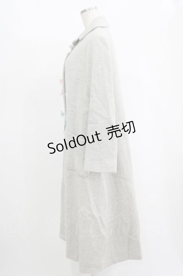 画像2: MILK / ジェミニコート  グレー H-25-11-17-031-ML-CO-KB-ZH (2)