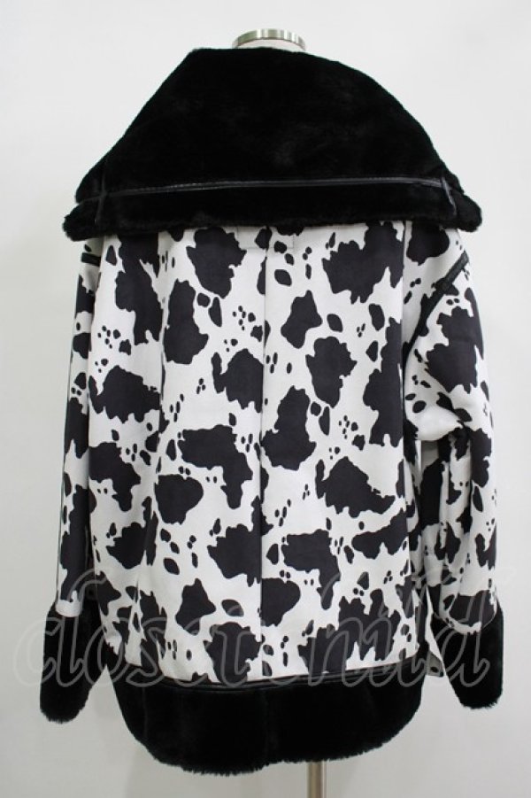 画像3: Candy Stripper / ECO MOUTON SAILORジャケット 2 白×黒 H-25-11-17-036-PU-JA-KB-ZH (3)