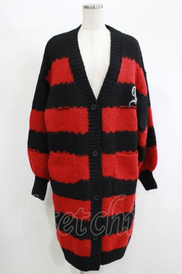 画像1: PUNK RAVE / NIGHTMARE ACADEMY RED CARDIGAN Free レッド H-25-11-17-039-PU-TO-KB-ZH (1)