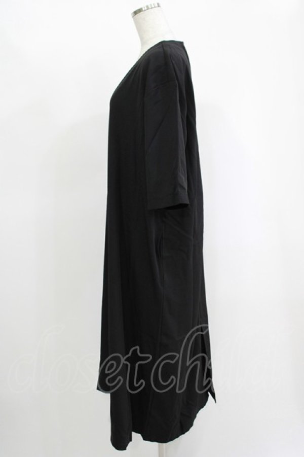 画像2: Deorart / 半袖ロングカーデ  ブラック H-25-11-17-043-PU-TO-KB-ZH (2)