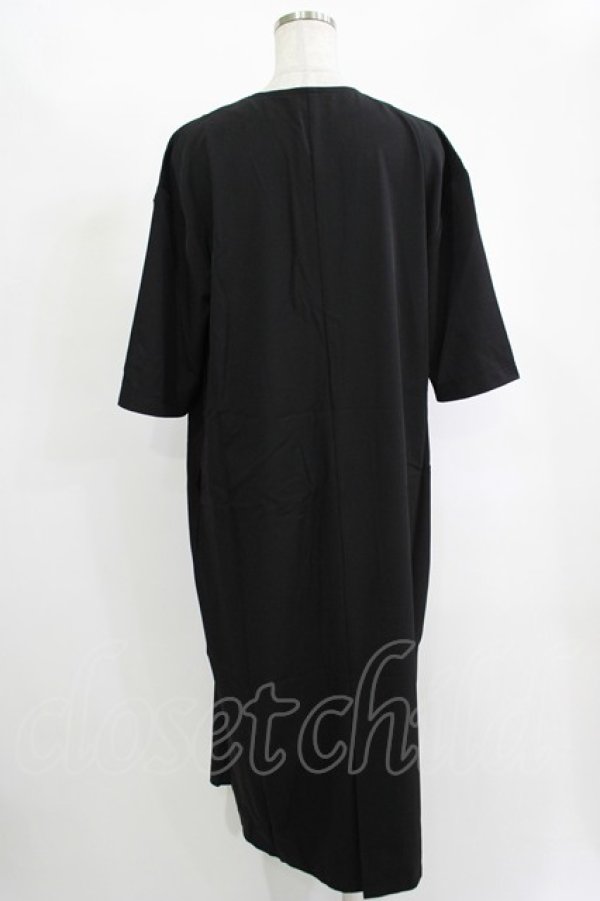 画像3: Deorart / 半袖ロングカーデ  ブラック H-25-11-17-043-PU-TO-KB-ZH (3)