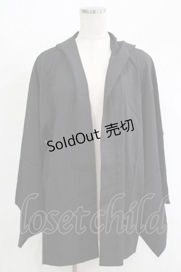 画像1: Deorart / 着物羽織  ブラック H-25-11-17-045-PU-TO-KB-ZH (1)