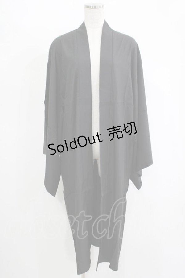 画像1: Deorart / 着物羽織  ブラック H-25-11-17-046-PU-TO-KB-ZH (1)