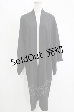 画像: Deorart / 着物羽織  ブラック H-25-11-17-047-PU-TO-KB-ZH