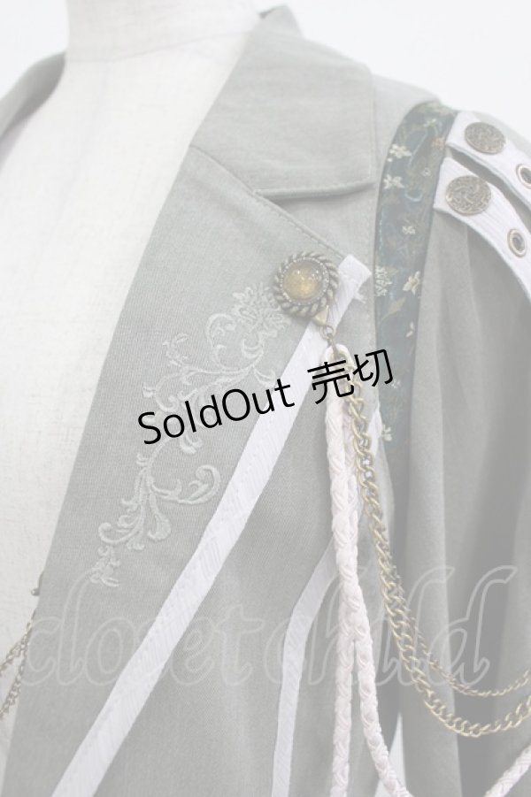 画像4: Desoro Works / 琉球浪漫物語〜第二章 着物袖はおり  グレー H-25-11-17-050-GO-JA-KB-ZH (4)