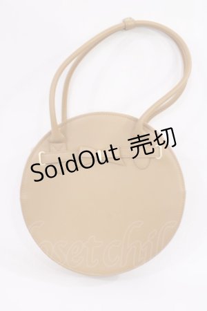 画像: m petit by misako / AMサークルリボントート  キャメル H-25-11-17-1035-LO-BG-NS-ZH