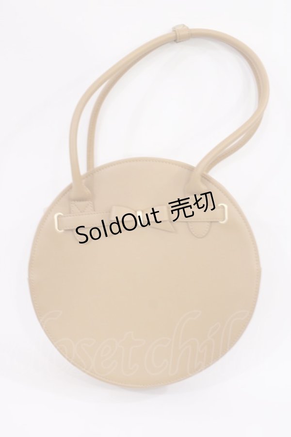 画像1: m petit by misako / AMサークルリボントート  キャメル H-25-11-17-1035-LO-BG-NS-ZH (1)