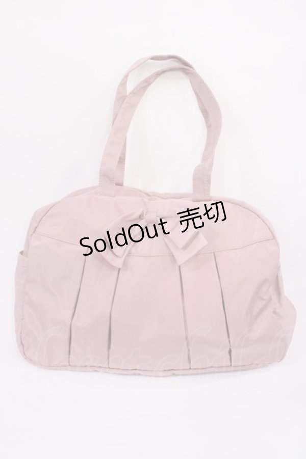 画像1: m petit by misako / AMリボンヅカイボストンバッグ  ピンク H-25-11-17-1036-LO-BG-NS-ZH (1)