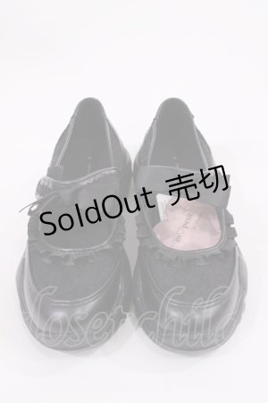 画像: m petit by misako / AMコウリボンフリルSNK S ブラック H-25-11-17-1040-LO-SH-NS-ZH