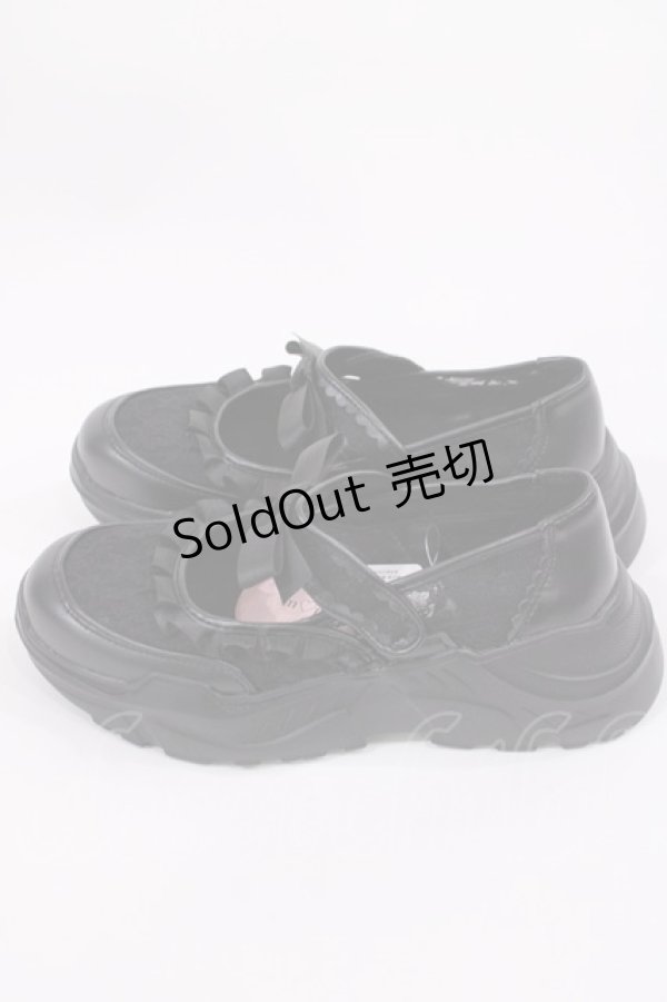 画像3: m petit by misako / AMコウリボンフリルSNK S ブラック H-25-11-17-1040-LO-SH-NS-ZH (3)