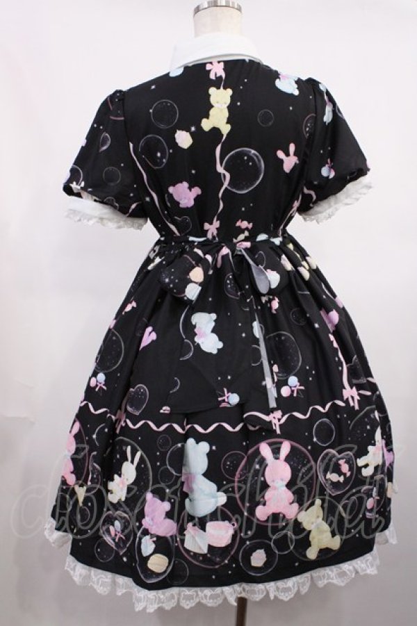 画像2: To Alice / シャボンアニマルワンピース L ブラック H-25-11-17-1004-LO-OP-NS-ZH (2)
