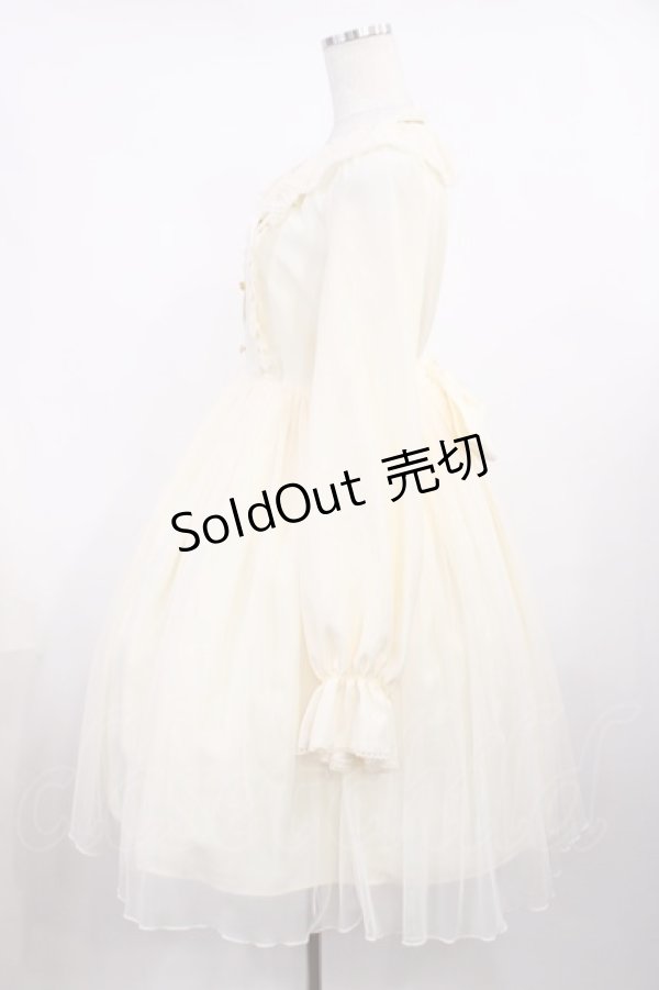 画像2: Angelic Pretty / Elegant NightieワンピースSet Free アイボリー H-25-11-17-1005-AP-OP-NS-ZH (2)