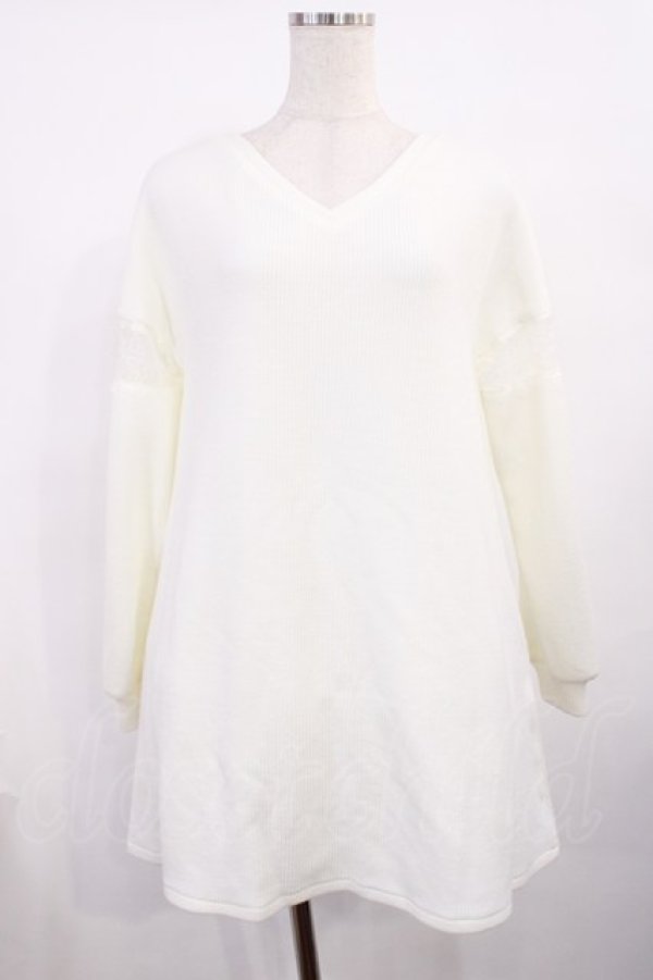 画像1: Bubbles / バックリボンニットワンピース Free オフ H-25-11-17-1010-CA-OP-NS-ZH (1)