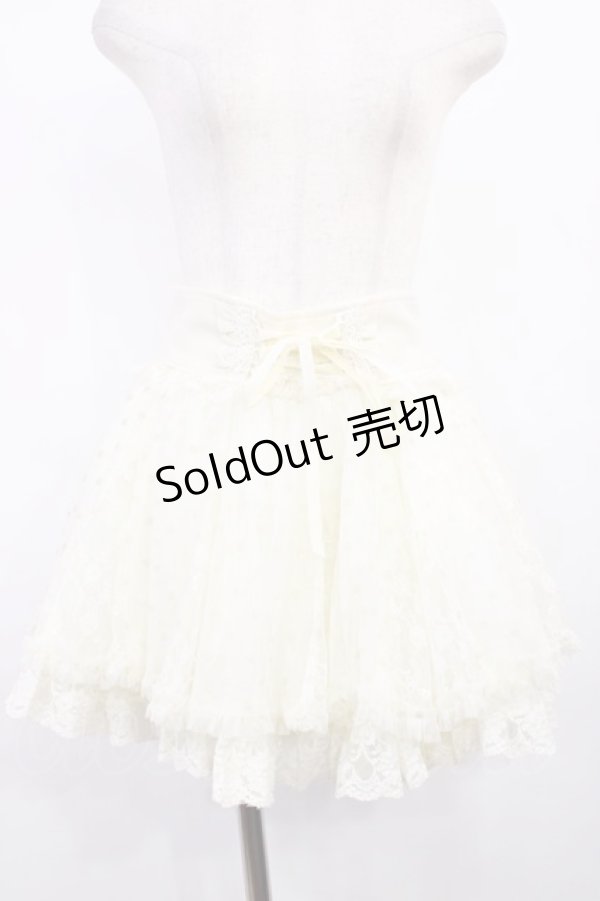 画像1: LIZ LISA / ドットフロッキースカート Free オフ H-25-11-17-1011-LO-SK-NS-ZH (1)