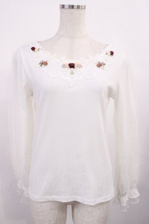 画像: axes femme / ローズガーデンプルオーバー M オフ H-25-11-17-1018-AX-TO-NS-ZH