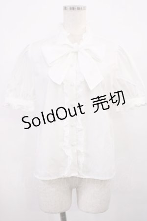 画像: evelyn / リボンブラウス Free オフ H-25-11-17-1021-LO-BL-NS-ZH