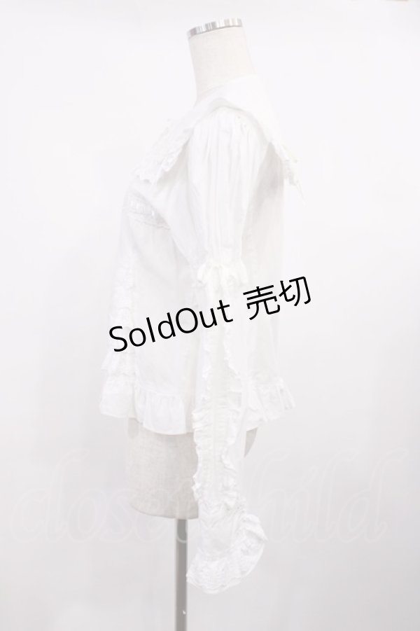 画像2: Angelic Pretty / セーラー衿ブラウス Free オフ H-25-11-17-1022-AP-BL-NS-ZH (2)