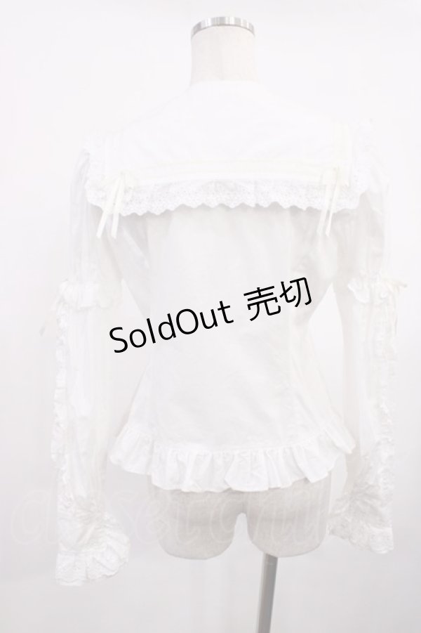 画像3: Angelic Pretty / セーラー衿ブラウス Free オフ H-25-11-17-1022-AP-BL-NS-ZH (3)