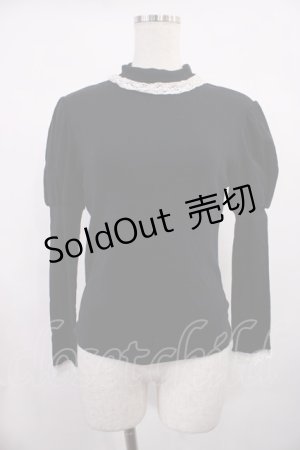 画像: metamorphose / タートルカットソー Free ブラック H-25-11-17-1024-ME-TO-NS-ZH