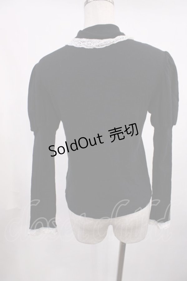 画像2: metamorphose / タートルカットソー Free ブラック H-25-11-17-1024-ME-TO-NS-ZH (2)