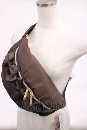 画像: m petit by misako / TT*AM*リボンBB  ブラウン H-25-11-17-1030-LO-BG-NS-ZH