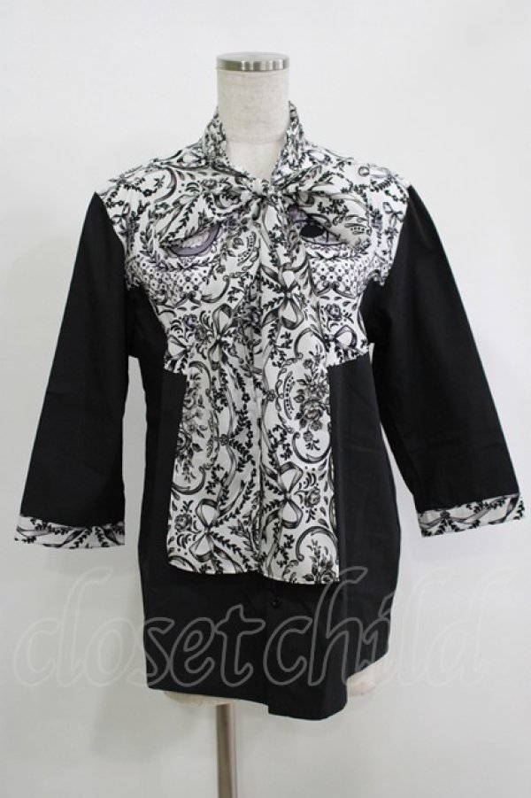 画像1: MILKBOY / PALACE SHIRTS  ブラック H-25-11-17-055-MB-BL-KB-ZH (1)