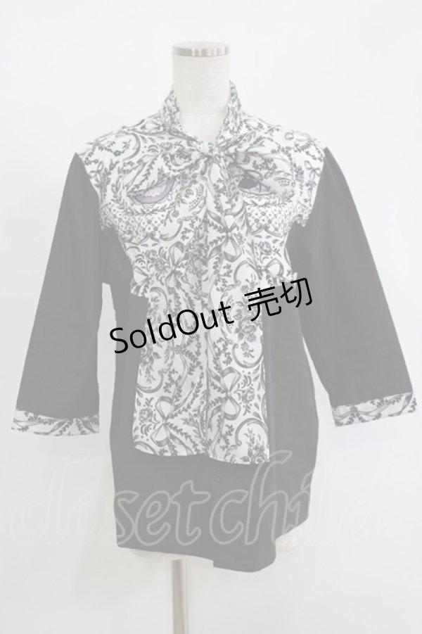 画像1: MILKBOY / PALACE SHIRTS  ブラック H-25-11-17-055-MB-BL-KB-ZH (1)