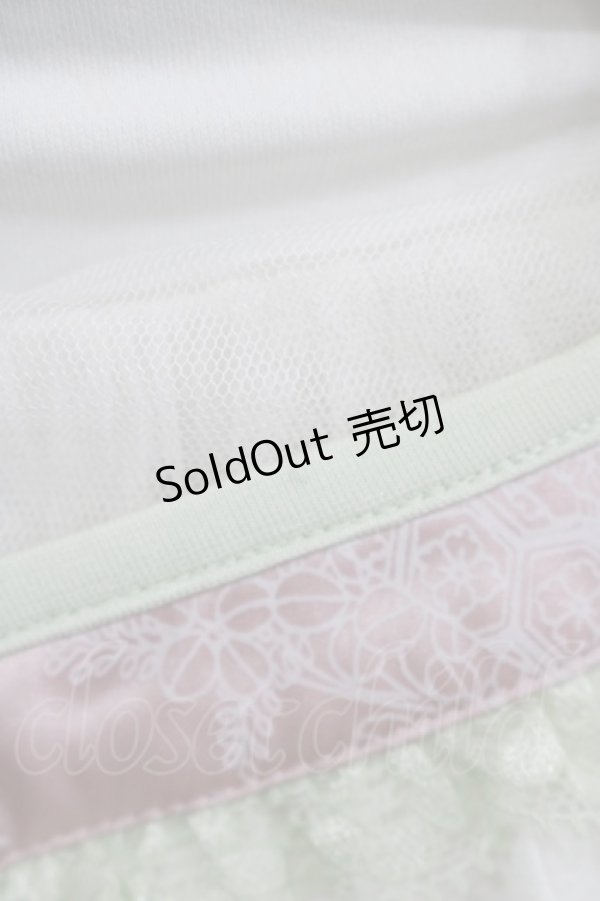 画像4: Ozz oneste / 流水羽衣天女スカート  白×ピンク H-25-11-17-006-OO-SK-KB-ZH (4)