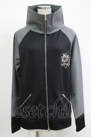 画像: Deorart / ZIPジャージ  黒×グレー H-25-11-17-056-PU-TO-KB-ZH