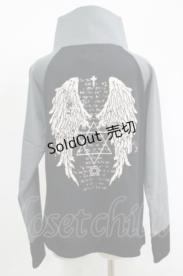 画像3: Deorart / ZIPジャージ  黒×グレー H-25-11-17-056-PU-TO-KB-ZH (3)