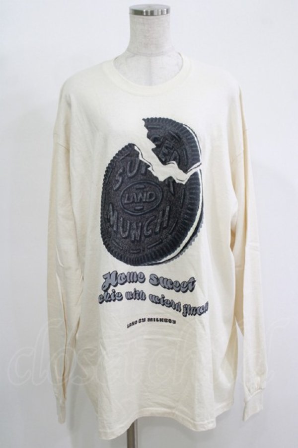 画像1: LAND by MILK BOY / CRUNCH L.S. TEE  ナチュラル H-25-11-17-058-MB-TO-KB-ZH (1)