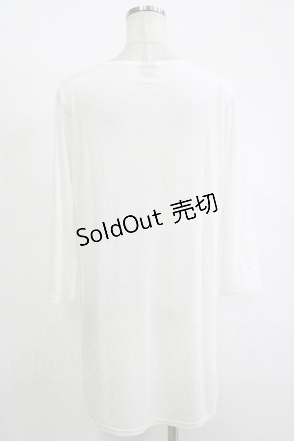 画像3: GADGET GROW / ロゴプリントロングカットソー  白 H-25-11-17-059-GO-TO-KB-ZH (3)