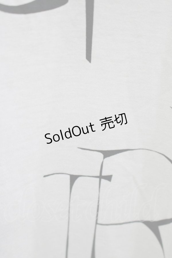 画像4: GADGET GROW / ロゴプリントロングカットソー  白 H-25-11-17-059-GO-TO-KB-ZH (4)